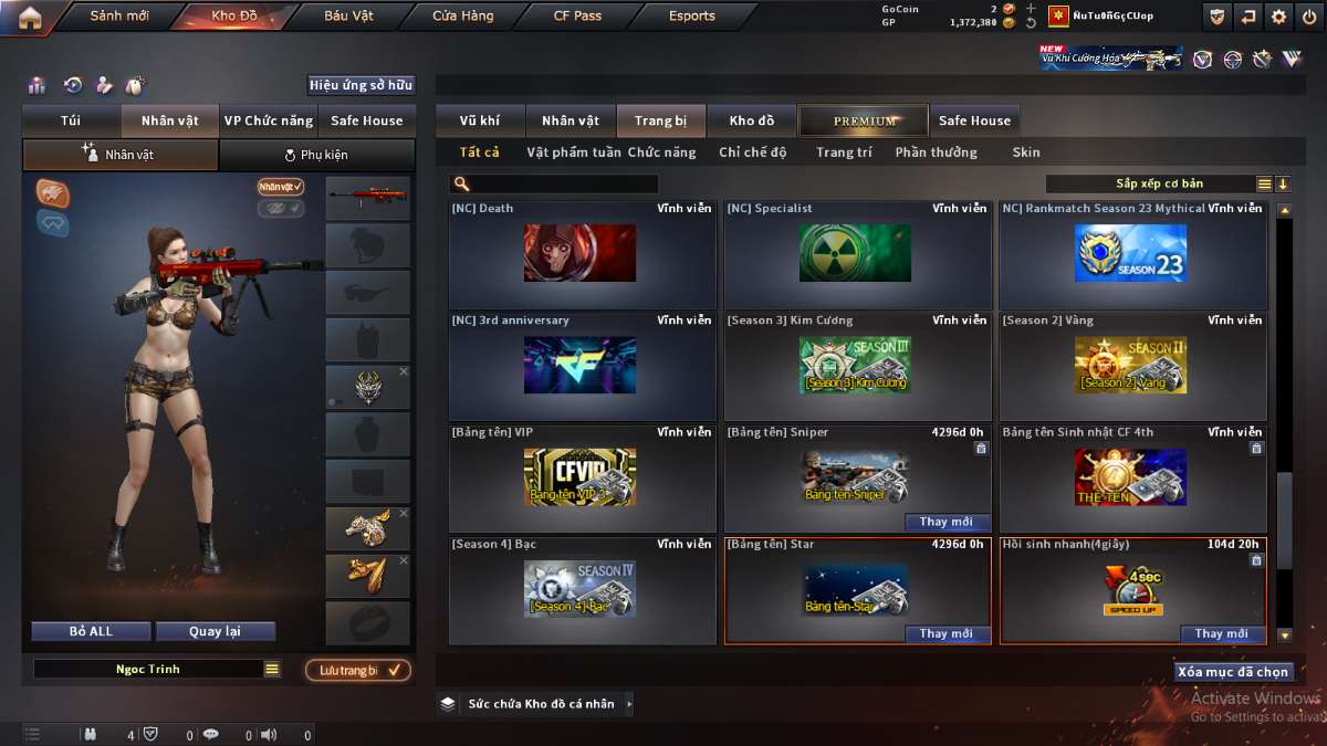 shop acc cf uy tin gia re